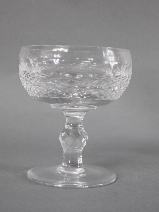 Waterford Champagne Sherbet Colleen Clear Crystal Short Stem 4.3" Glass - Picture 1 of 12